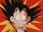 Goku hurt by tail