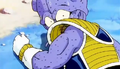 Cui fearfully trips and falls as he tries to escape from Vegeta's power