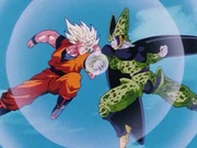 Goku battles Perfect Cell