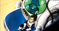 Vegeta rests in order to regain his strength