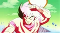 Goku deflects Jeice's Crusher Ball