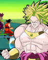 Future Broly in his Legendary Super Saiyan form