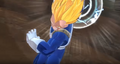 Vegeta charges his Maximum Flasher in Raging Blast 2