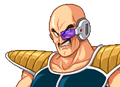 Nappa with a blue scouter in Attack of the Saiyans