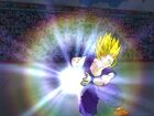 Gohan prepares the Father-Son Kamehameha in Budokai 2