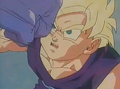 Arbee about to punch Gohan in the face