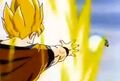 Goku fires a Ki Blast at Android 13