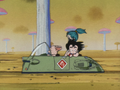 Oolong drives the hovercar