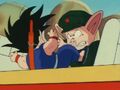 Oolong mad at Goku