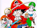 Pirate Goku and friends