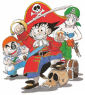 Pirate Goku and friends