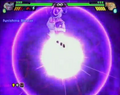 Frieza charges a Punishing Blaster