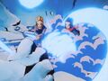 Future Trunks' Energy Wave Volley in The History of Trunks