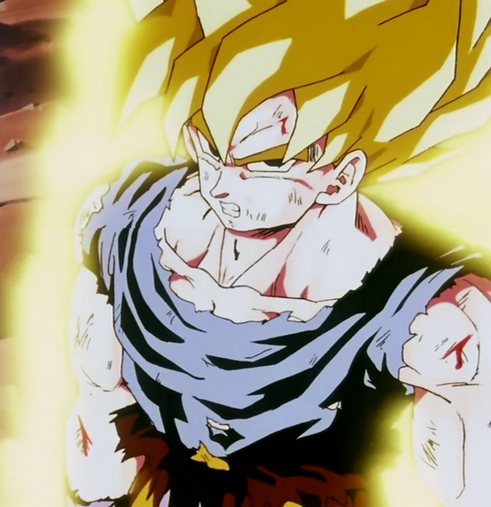 Goku si transforma en Deus Super Saiyajin #cenasdeanimes #dragonballs