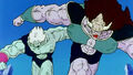 Spice and Vinegar charge towards Gohan and Krillin