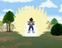 Vegeta charges the Galaxy Breaker