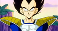 Vegeta laughs at Piccolo saying that he is unable to tell between Nappa's face and back