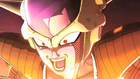 Frieza laughing at the "fireworks" produced by Planet Vegeta's destruction in Xenoverse 2