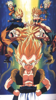 Danza Metamor tra Goten e Trunks.