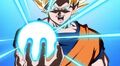 Goku prepares a Ki Blast in Plan to Eradicate the Super Saiyans (2010)