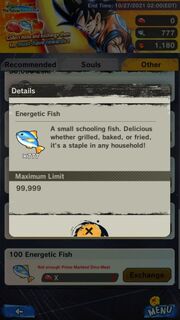 Pesce energetico - dragon ball legends