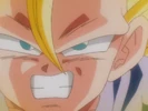 Close-up of Goku's face in GT