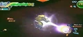 The Frieza Soldier fires an Energy Wave in Tenkaichi Tag Team
