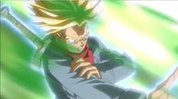 Trunks del futuro SSJ rage!! ( versión alternativa) Siguiendo el