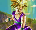 Super Saiyan Gohan about to fight Perfect Cell (Full Power)