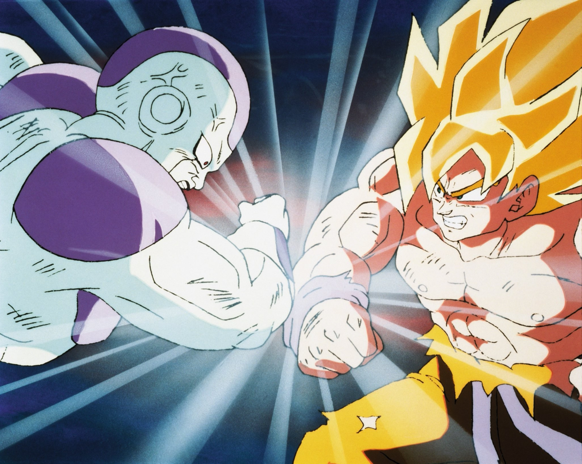 The Dragon Blog: Dragon Ball Kai ep 43 - Son Goku vs Freeza! The