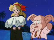 Oolong with Launch during the King Piccolo Saga