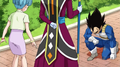 Vegeta asks Whis to take him under his wing