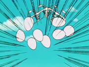 Chi-Chi losing her eggs