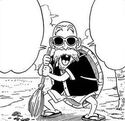 Master Roshi in the Dragon Ball manga