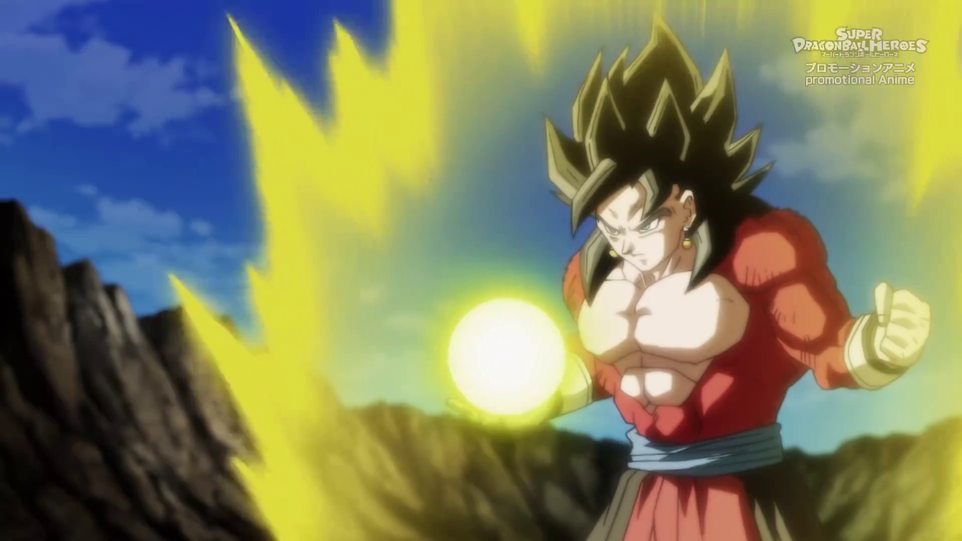 Super Dragon Ball Heroes apresenta Vegetto Super Saiyajin 4