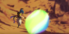 Gogeta throws the Stardust Breaker in Broly