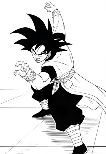 GOKU Dragon Ball Z Drawing by Shubham Gupta - Pixels