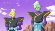 Zamasu and Gowasu on planet Babari