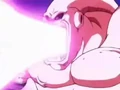 The huge Buu fires his Ill Flash