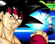 Bardock del Futuro arte conceptual DB Tap Battle 