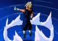 Vegito charges the Big Bang Flash