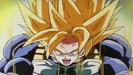 Close-up of Super Saiyan Third Grade Goku