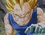 Vegeta in the opening of Budokai 3