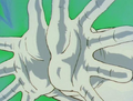 Vegeta brings his hands together