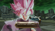 Ginyu usando este estado en el cuerpo de Goku Black en XENOVERSE 2.