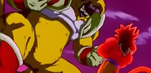 Fully-powered Super Saiyan 4 Goku faces Baby Vegeta
