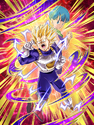 Furious Transformation Super Saiyan 2 Vegeta & Bulma card in Dokkan Battle