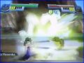 Kid Gohan fires his Masenko in Infinite World