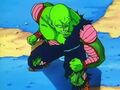 Piccolo watches Goku facing Frieza