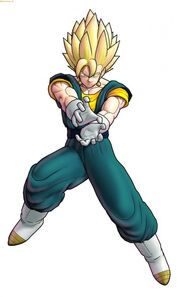 Super Vegito as he appears in Raging Blast 2